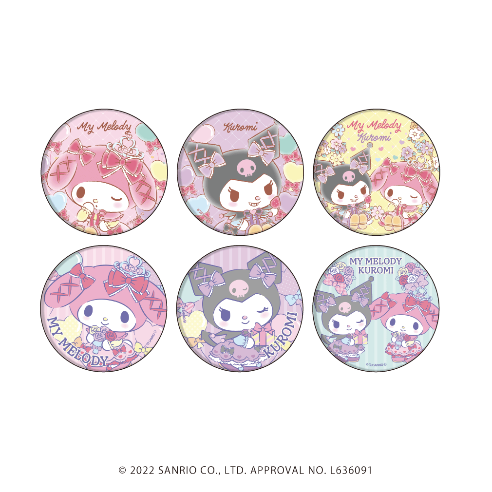 マイメロディ＆クロミ｜缶バッジ「マイメロディ＆クロミ」01/マイメロ