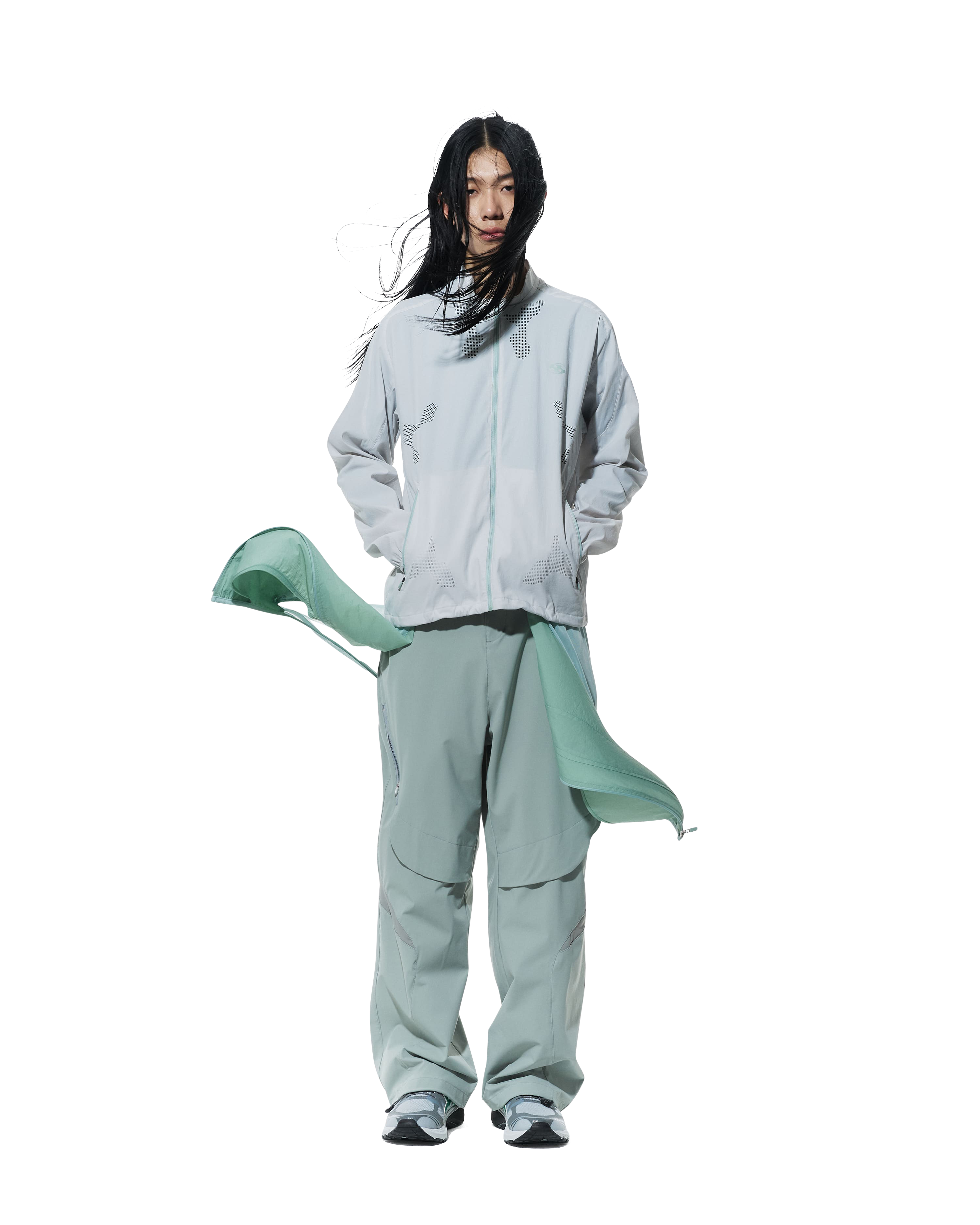 SPROCKET HOLE JACKET [LIGHT GREY] | SAN SAN GEAR