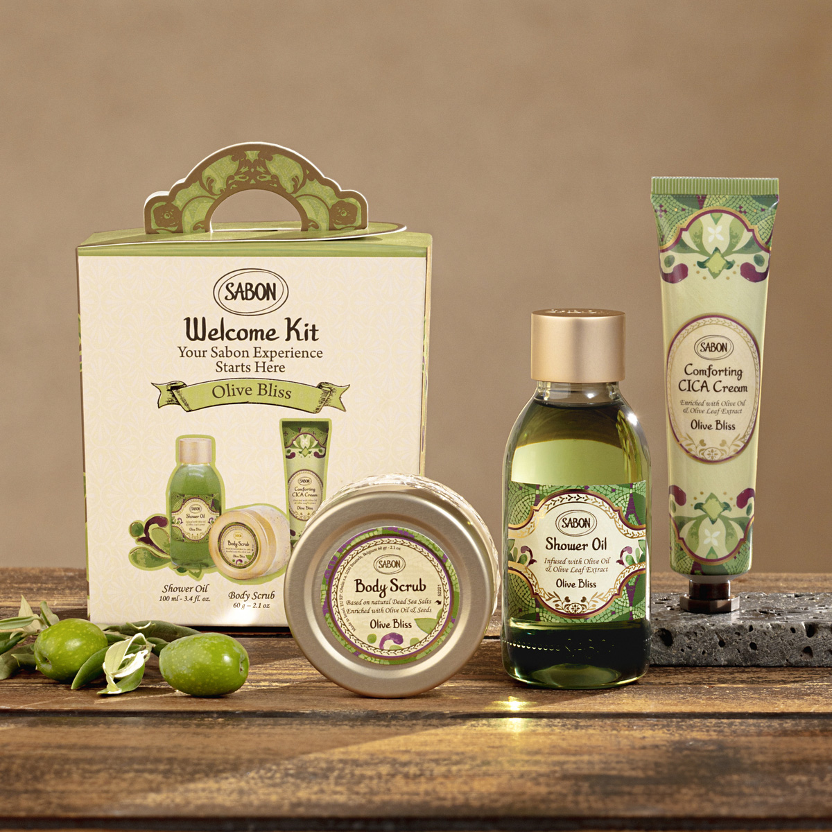 ウェルカムキット (オリーブ・ブリス)』 | SABON (サボン)
