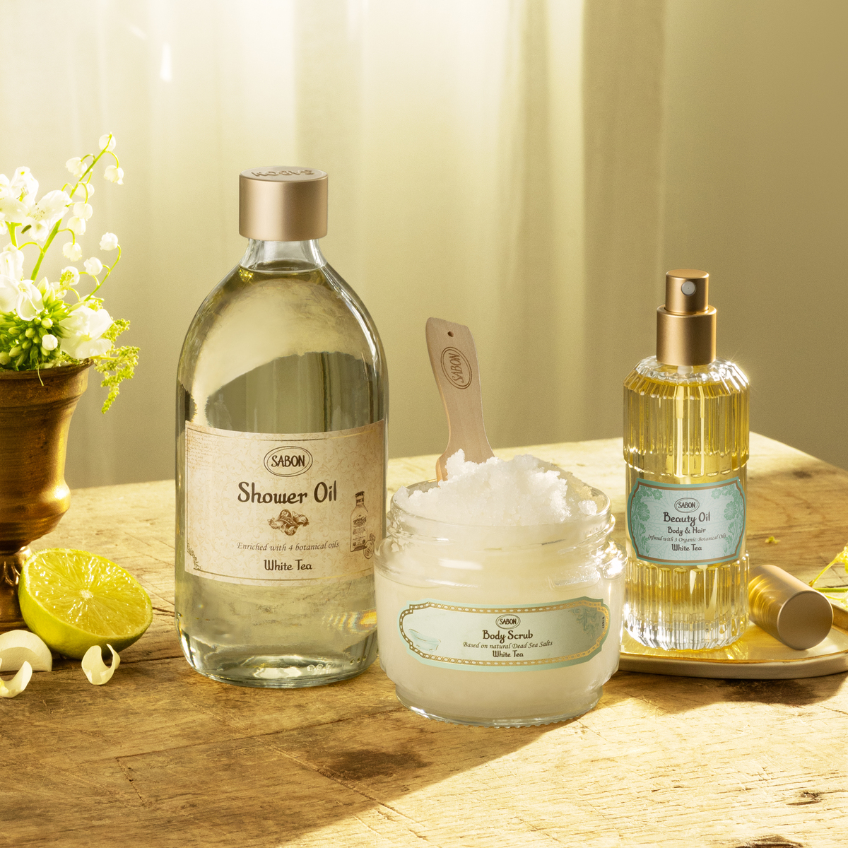 ビューティーオイル (ホワイトティー)』 | SABON (サボン)