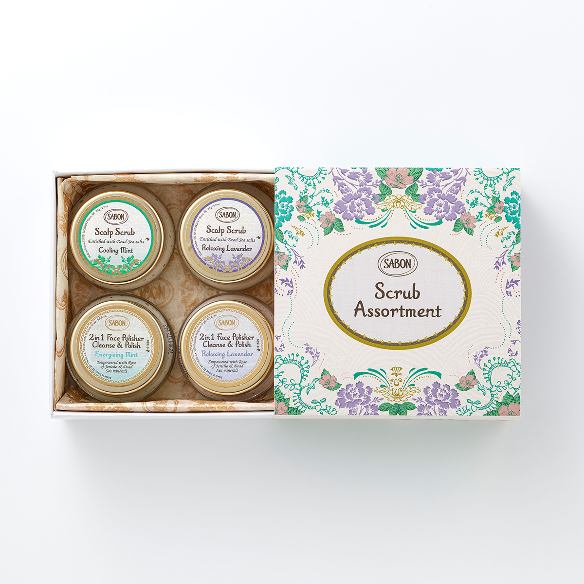 スクラブアソートメントキット(ミント&ラベンダー)』 | SABON (サボン)