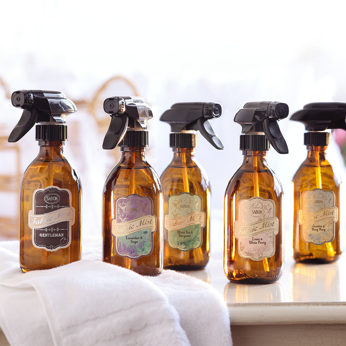 ファブリックミスト(300mL) (ジャスミン&イランイラン)』 | SABON (サボン)