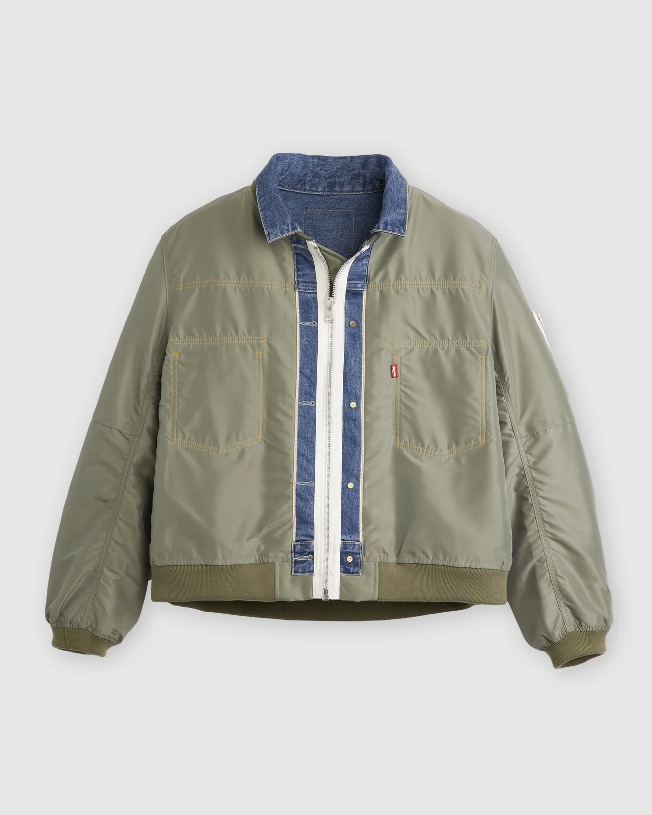 Levi's® x sacai Denim x Matelasse Twill Reversible Blouson| Sacai