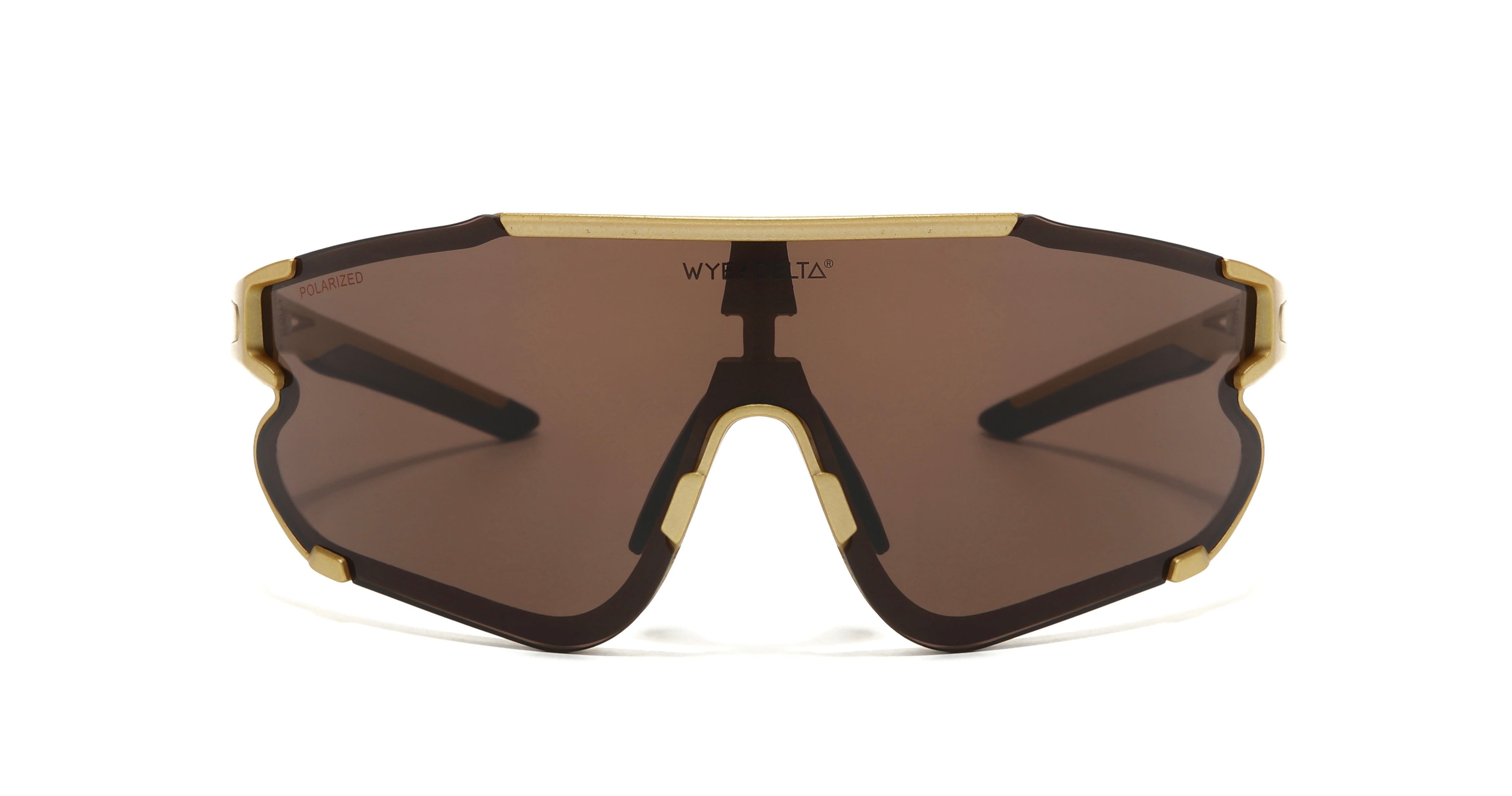 Wye Delta Z87+ Hi-Viz Matte Gold Polarized Safety Glasses