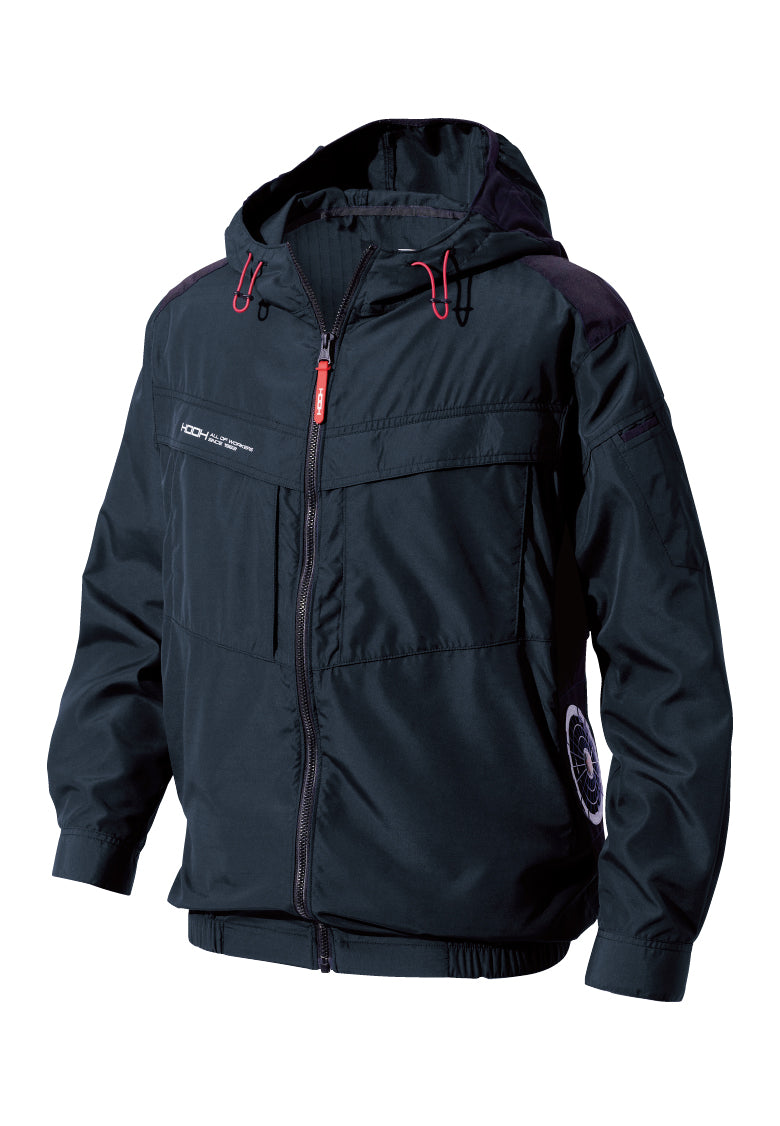 HOOH V8812 鳳皇 フルハーネス対応 撥水加工 サイドファン 空調長袖