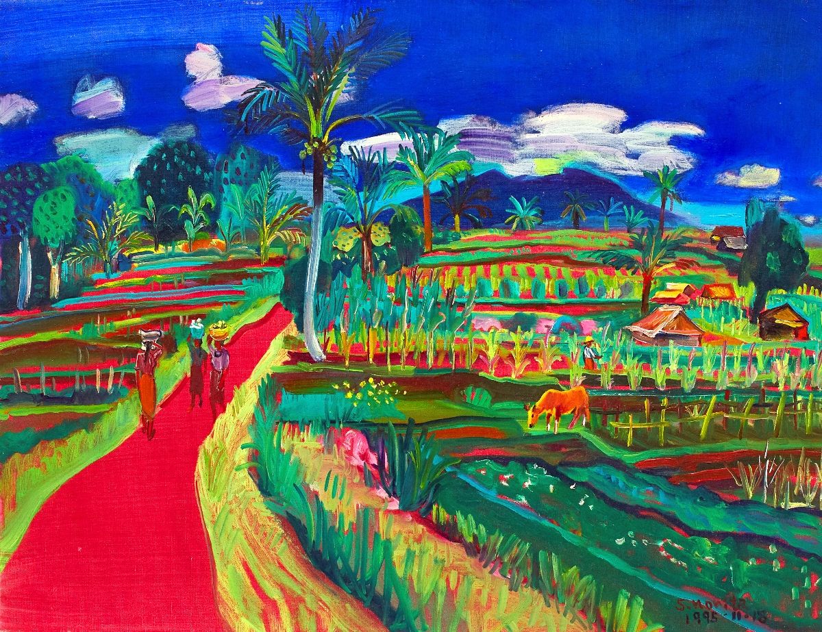 画家の乗田貞勝さん、世界巡る画業50年の足跡 1月7日～22日、唐津市2