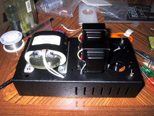 真空管アンプキットTU-870の組み立て