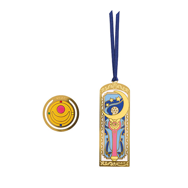 ストアオリジナル クリップ＆ブックマーカー(変身ブローチ&ムーン