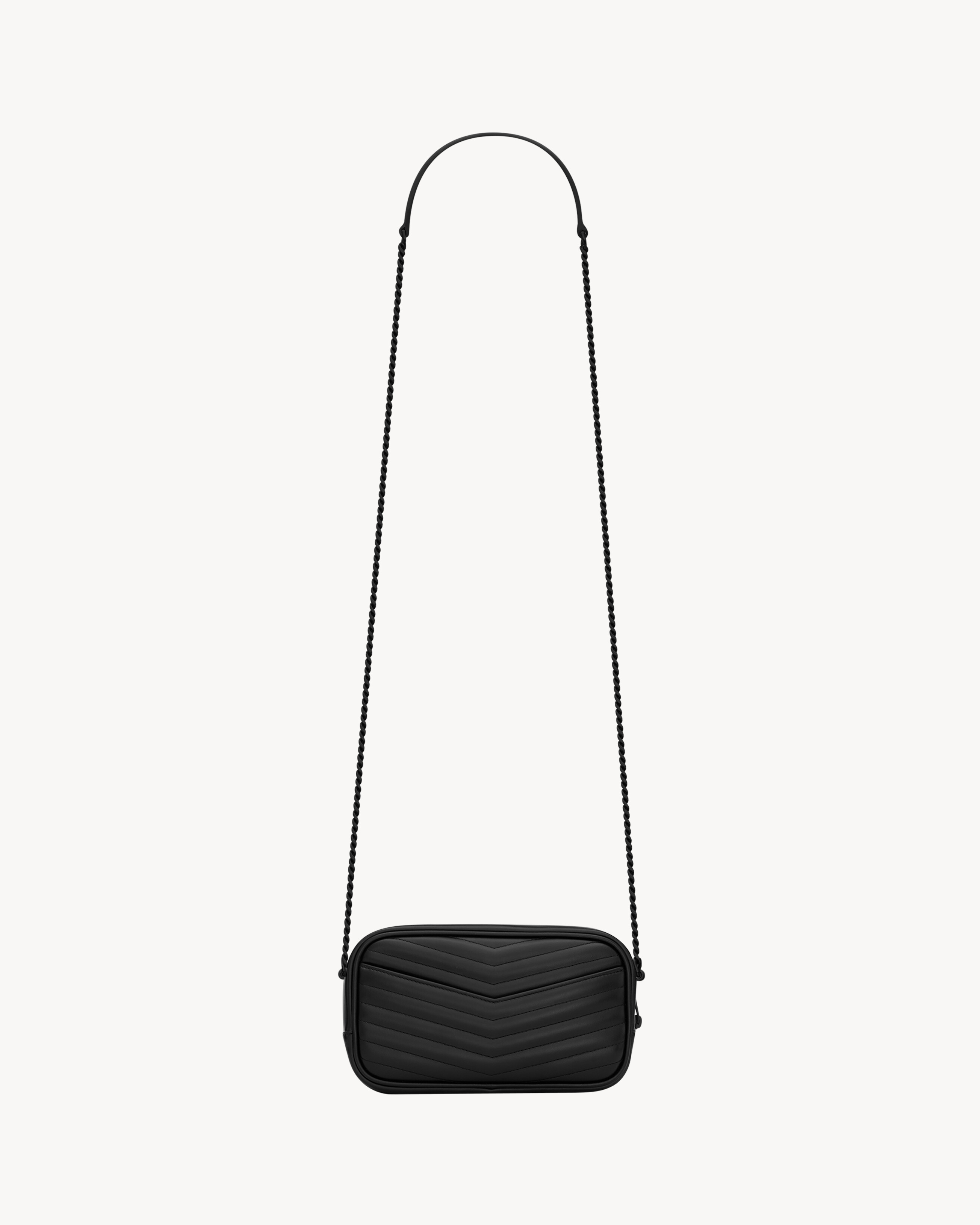 ルー ミニバッグ（キルティングレザー） ブラック | Saint Laurent