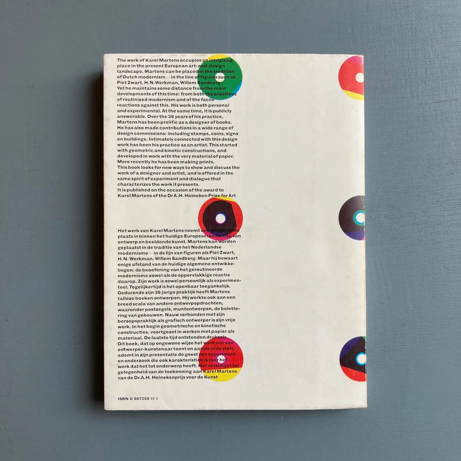 Karel Martens - Printed Matter/Drukwerk - Hyphen Press 1996