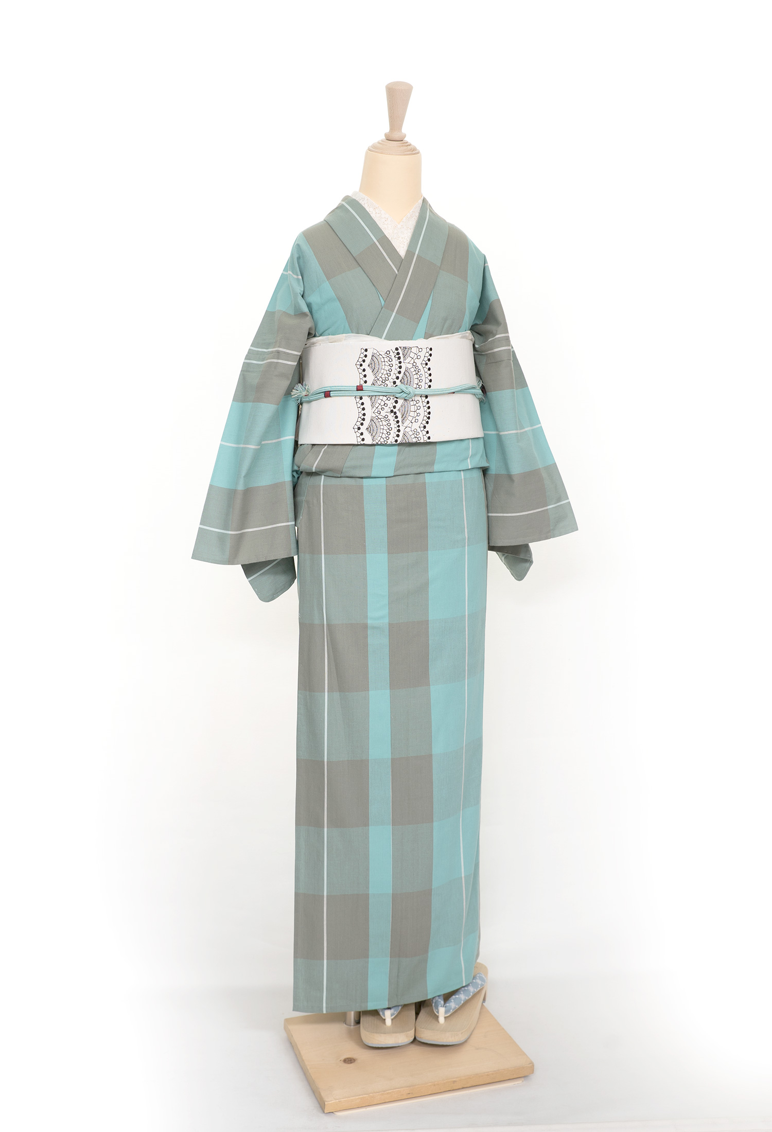 八寸ひとえ刺繍帯（波レース） | ＃さく研究所