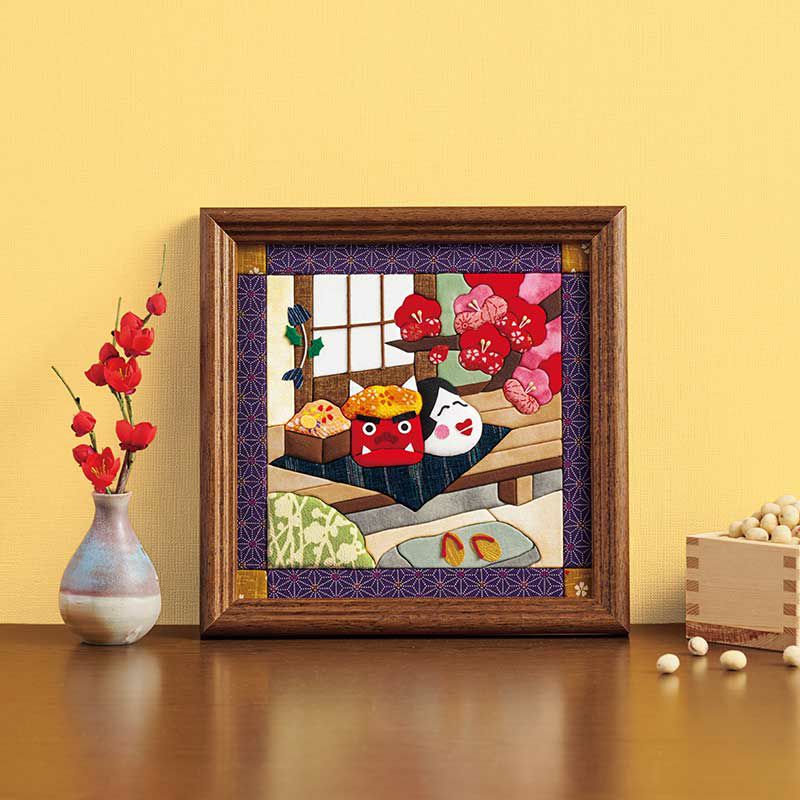 きめこみ暦・二月（節分）｜株式会社さくらほりきり