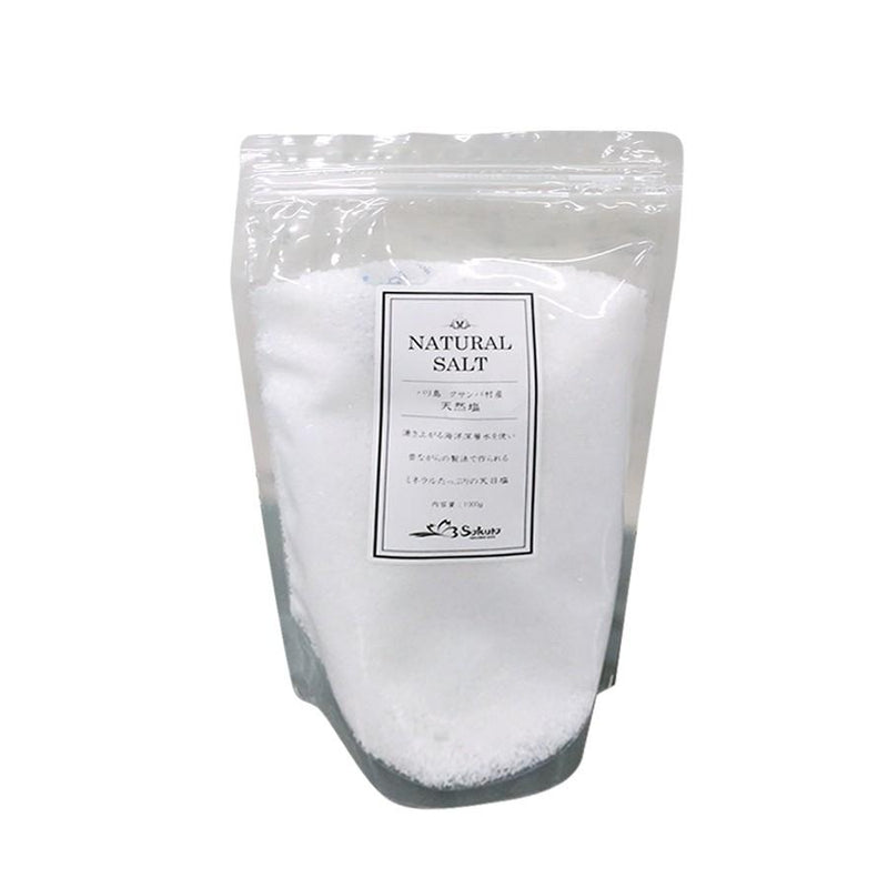 バリ島クサンバの業務用天日塩 ミネラルたっぷりのお徳用1kg 天然塩