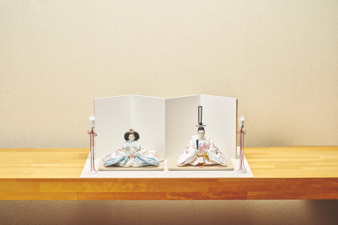 縹桜と藤のおひなさま – 人形工房 左京