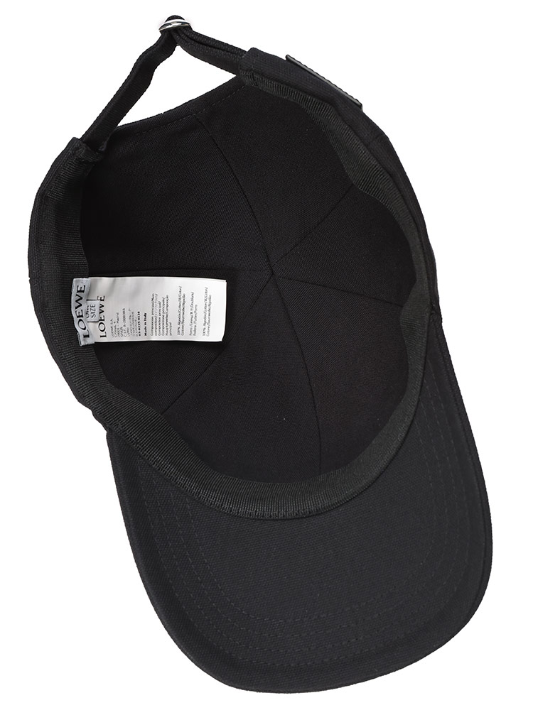 LOEWE (ロエベ) ロゴ刺繍 キャンバス ベースボールキャップ