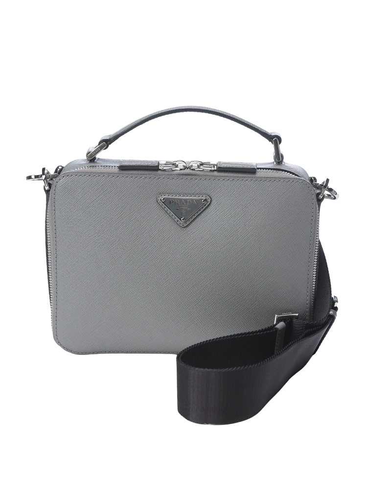 PRADA (プラダ) 2WAY ブリック サフィアーノレザー ショルダーバッグ