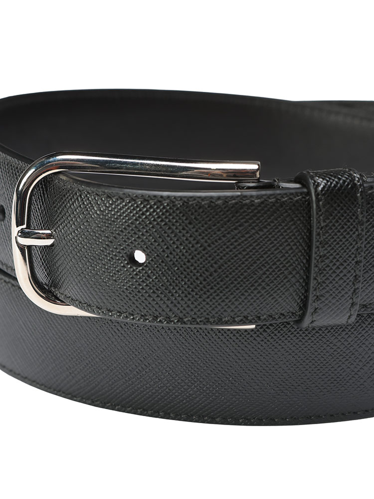 PRADA (プラダ) サフィアーノレザー ベルト PR2CC56053 メンズ 85cm