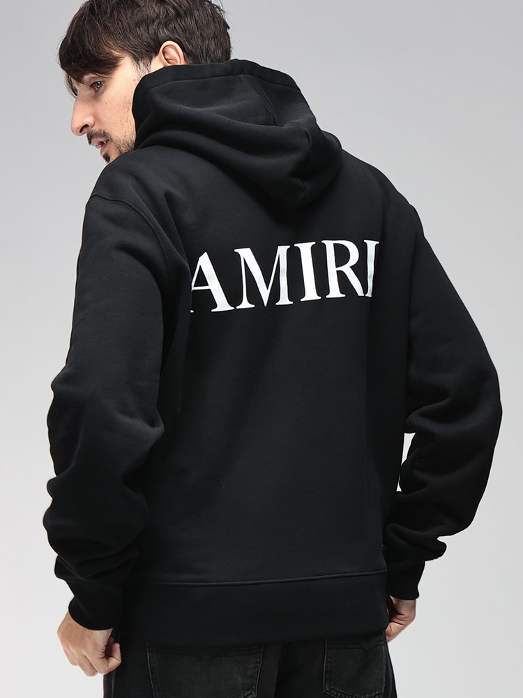 AMIRI (アミリ) ロゴ プリント ポケット スウェット プルオーバー