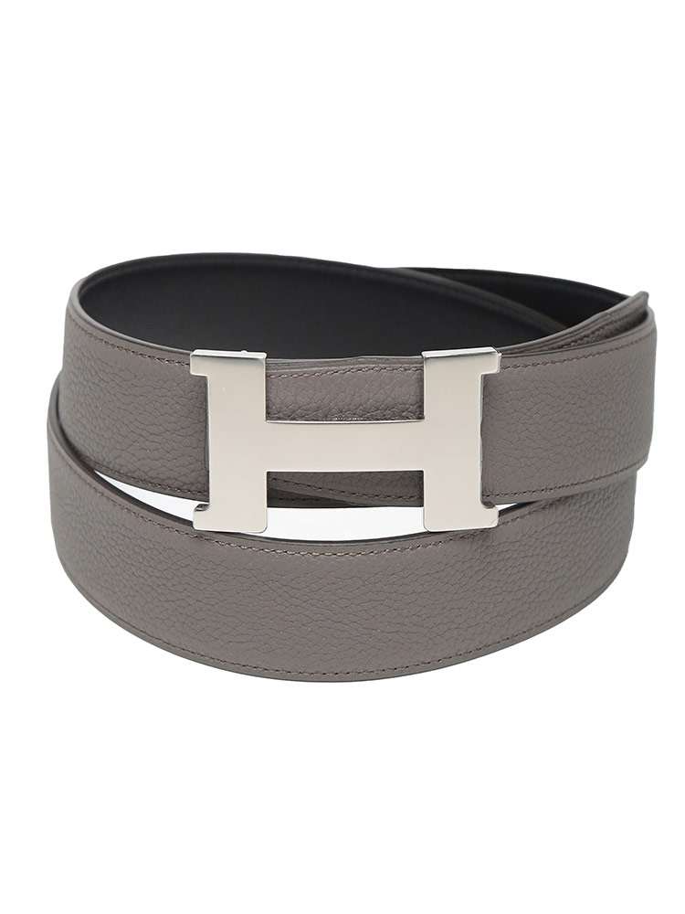HERMES (エルメス) リバーシブル レザー ピンバックルベルト