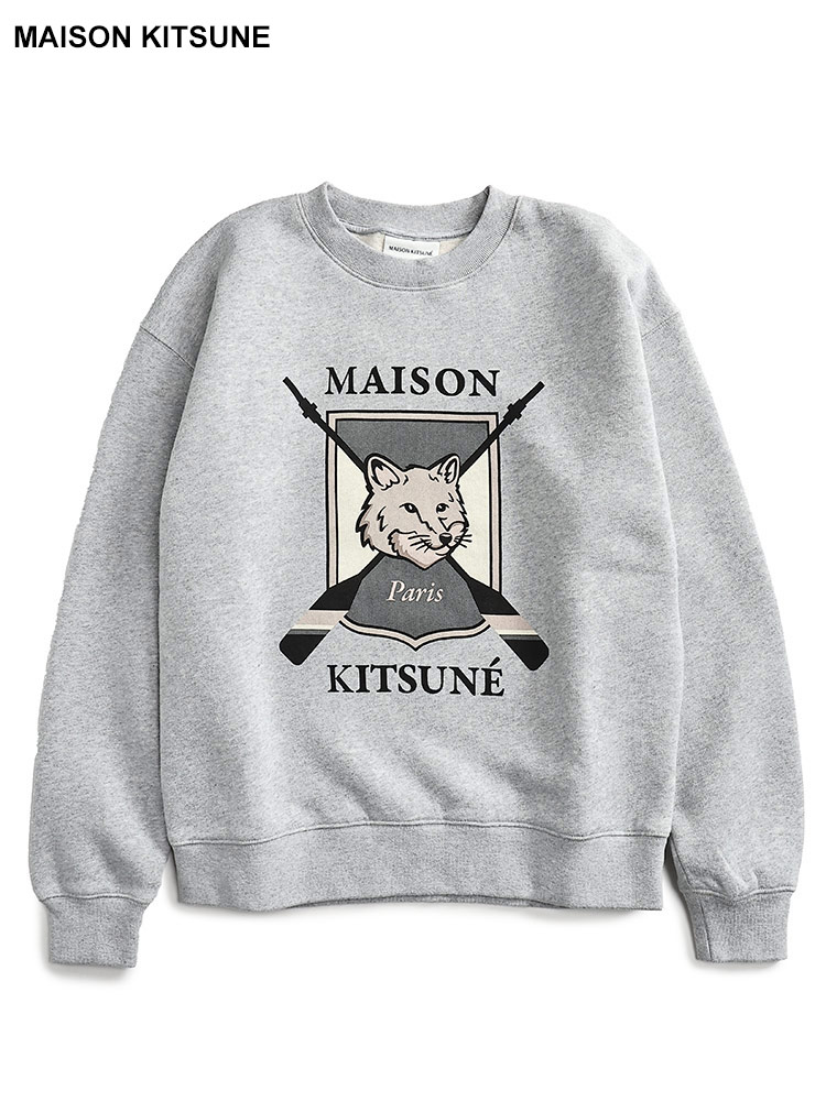 Maison Kitsune (メゾン キツネ) 裏起毛 カレッジフォックス クルー