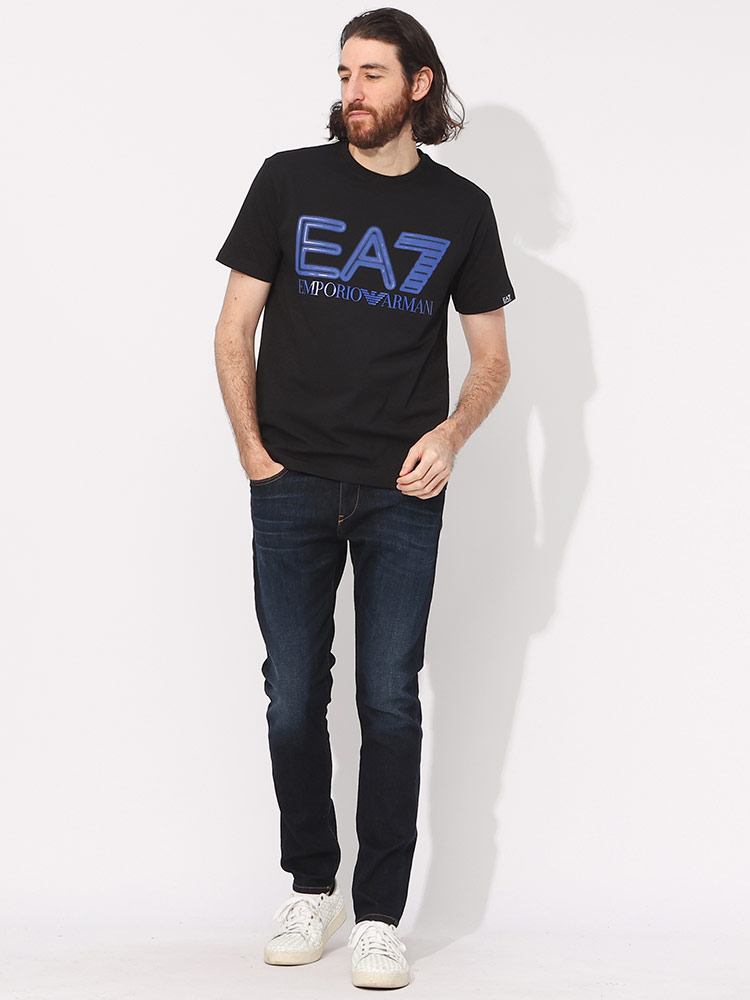 EMPORIO ARMANI EA7 (エンポリオ アルマーニ) ロゴプリント クルー