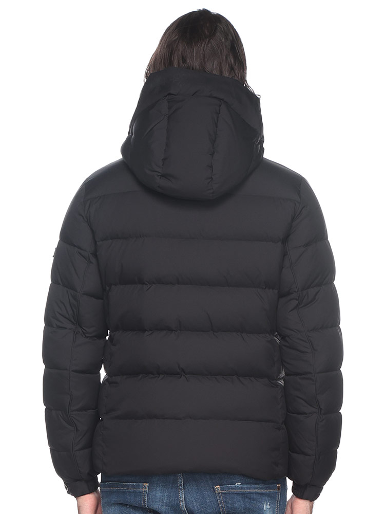 TATRAS (タトラス) フードロゴ マット素材 ショートダウンジャケット