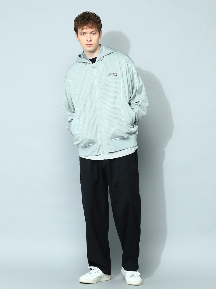 DIESEL (ディーゼル) メッシュ切り替え フルジップ パーカー S-Relax
