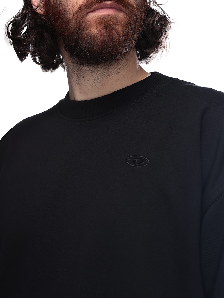 DIESEL (ディーゼル) バックデザイン クルーネック スウェット