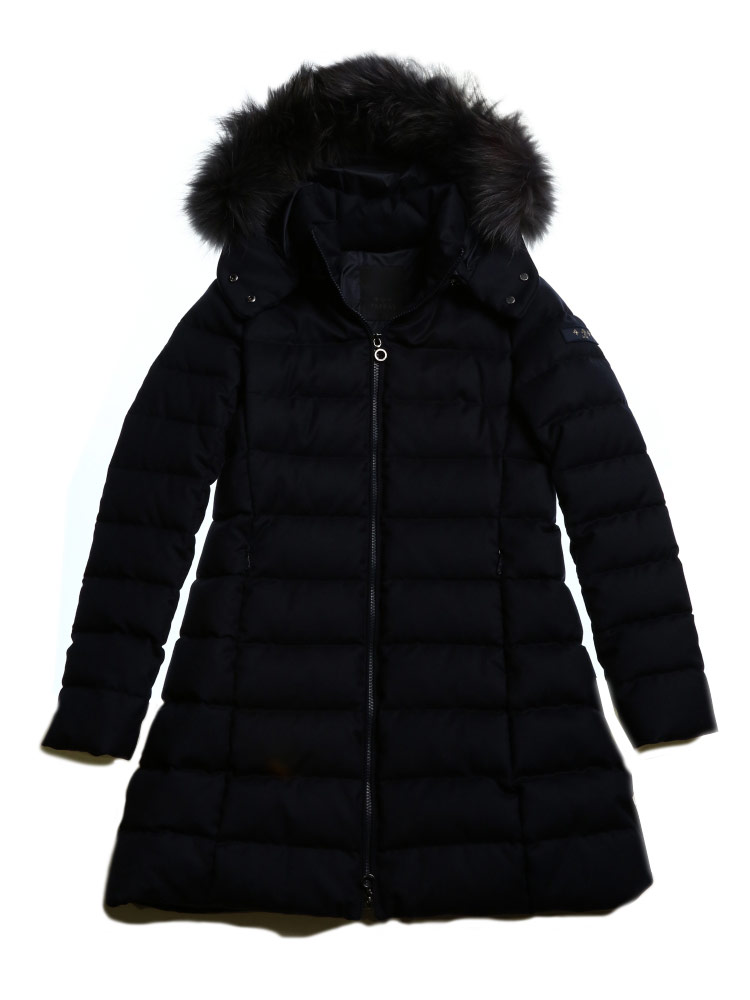 TATRAS (タトラス) ファー フード着脱可 フルジップ ダウンコート