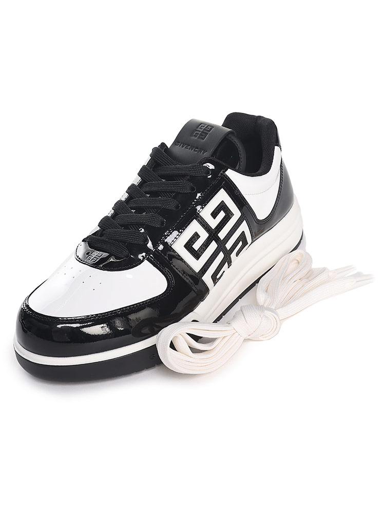 GIVENCHY (ジバンシィ) エナメルレザー G4 スニーカー GVBH007WH1HJ