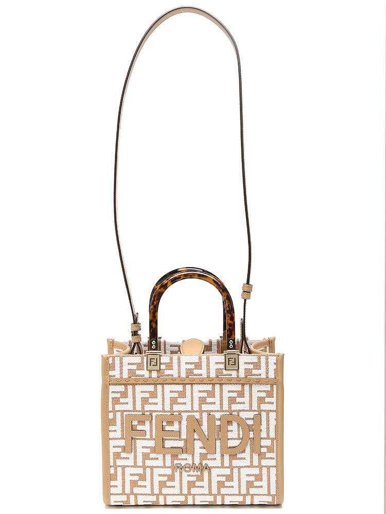 FENDI (フェンディ) ロゴ ハンドバッグ フェンディ サンシャイン