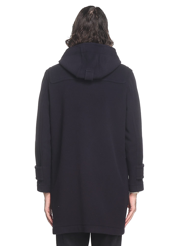 BURBERRY (バーバリー) ウール 裏チェック ダッフルコート BB8033638
