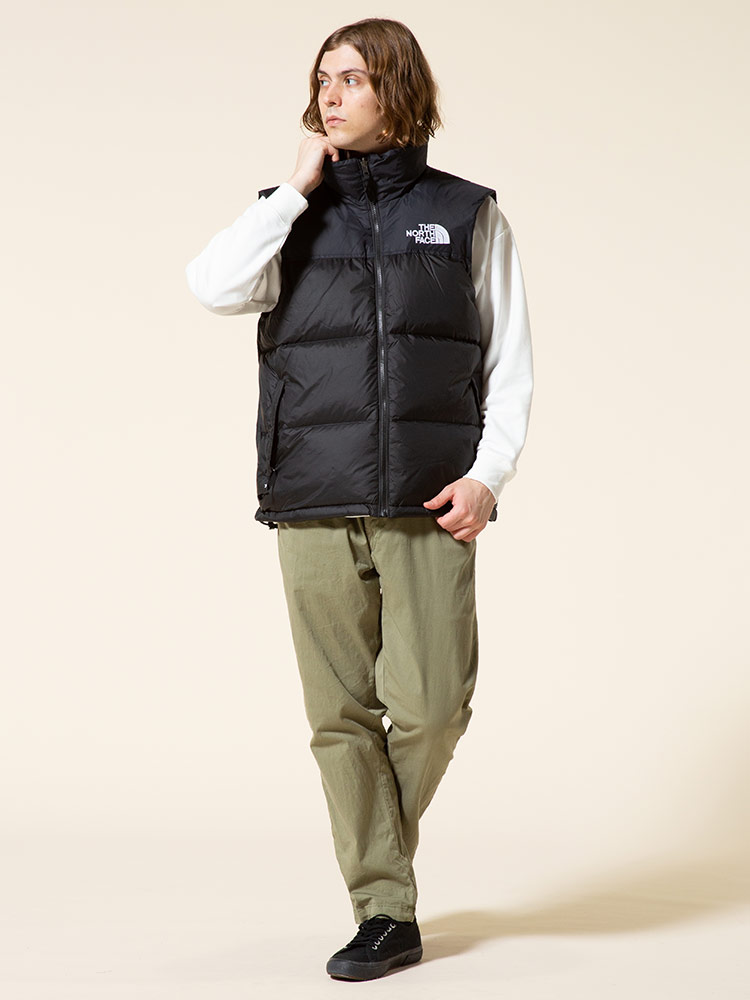 THE NORTH FACE (ザ ノースフェイス) ロゴ刺繍 フード収納 フルジップ