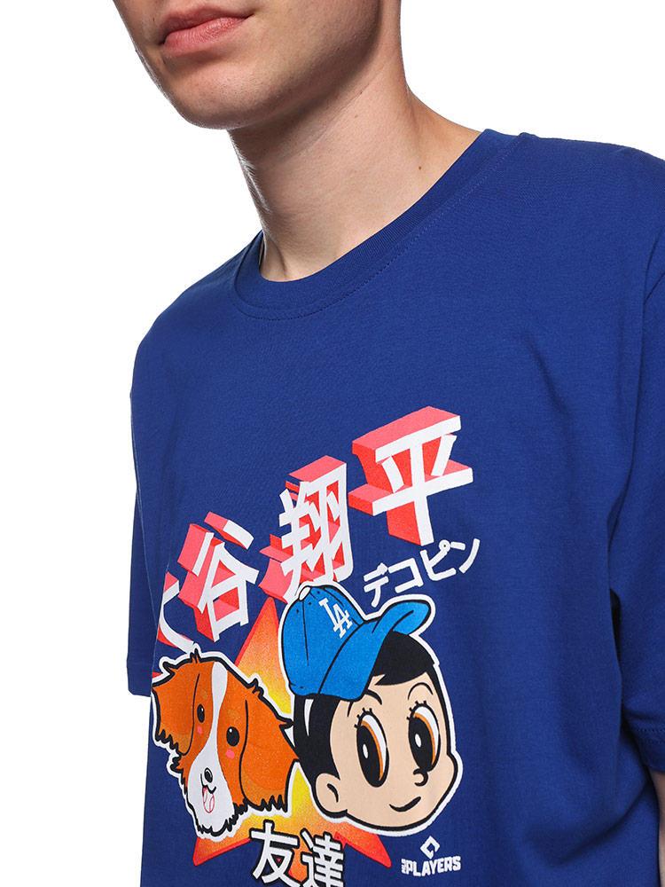 NEW ERA (ニューエラ) NEW ERA×MLB 大谷翔平×デコピン プリント 半袖 T