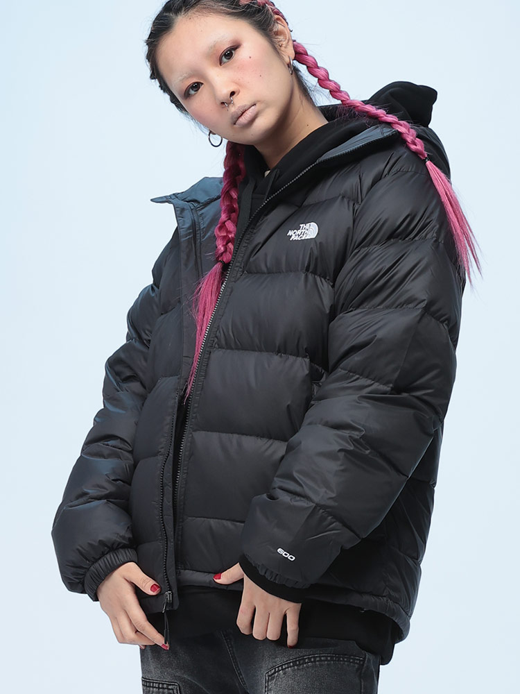 THE NORTH FACE (ザ ノースフェイス) ナイロン フード付き ダウン