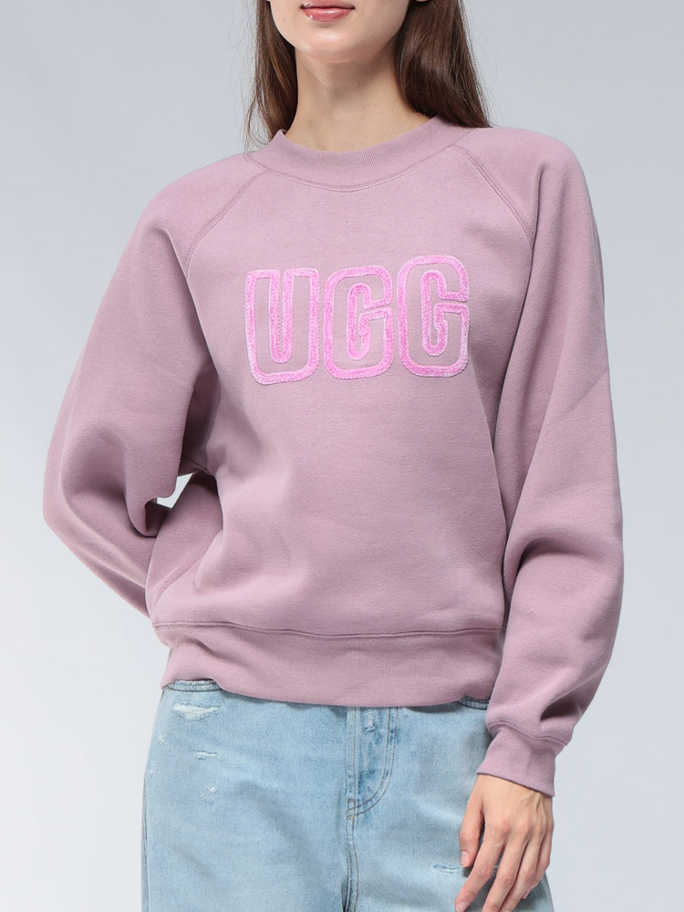 UGG (アグ) 裏起毛 BIGロゴ クルーネック トレーナー UGGL1171477