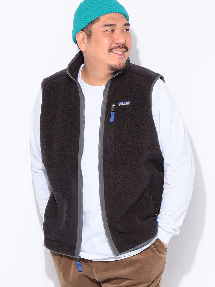 ベスト ボアベスト フルジップ アウター キングサイズ スタンド