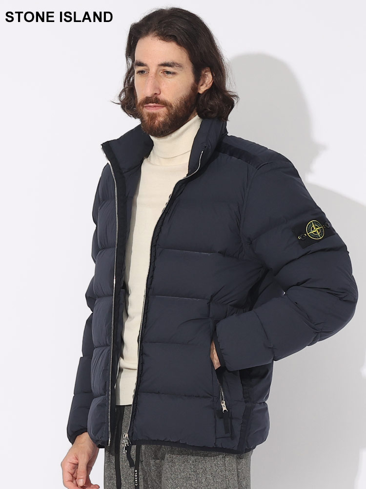 STONE ISLAND (ストーンアイランド) ストレッチナイロン フルジップ