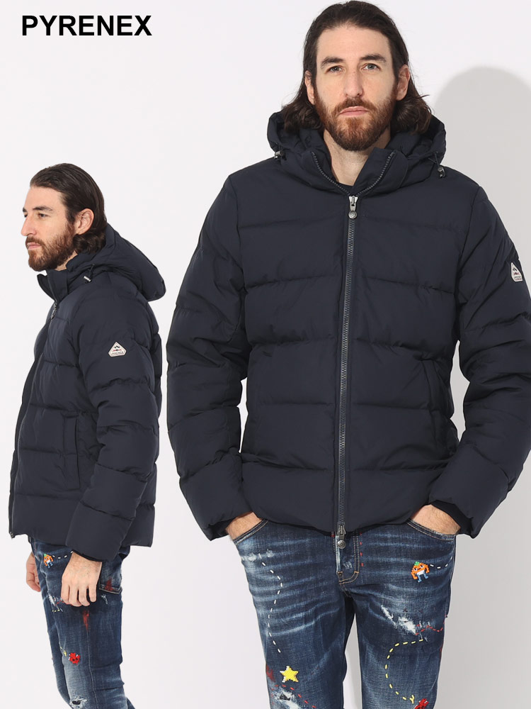 PYRENEX (ピレネックス) フード着脱 フルジップ ダウンジャケット