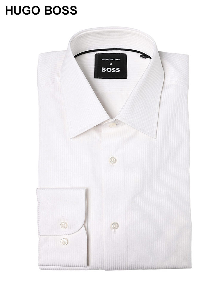 HUGO BOSS (ヒューゴボス) ケントカラー シャドーストライプ 長袖