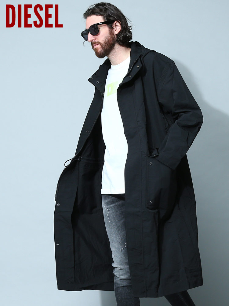 ディーゼル メンズ コート DIESEL ブランド ロングコート モッズコート