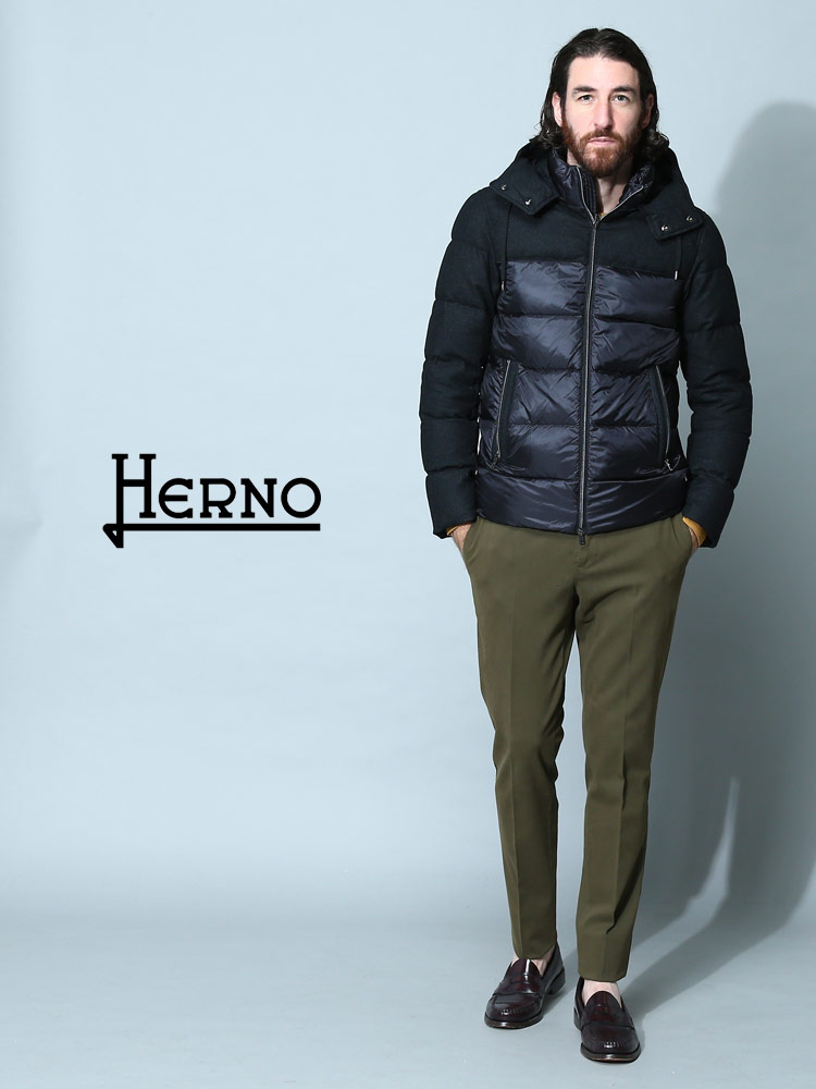 ヘルノ メンズ ダウン HERNO ブランド ダウンジャケット アウター