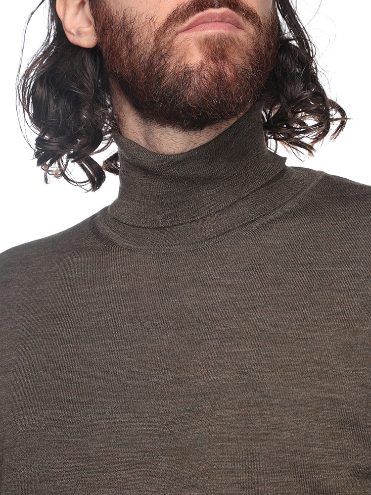 HUGO BOSS (ヒューゴボス) ウール スリムフィット タートルネック