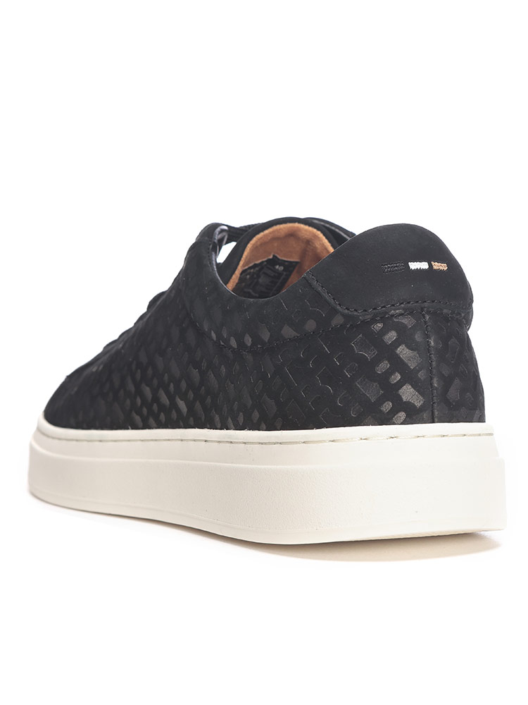 HUGO BOSS (ヒューゴボス) モノグラム レザースニーカー メンズ 40(IT