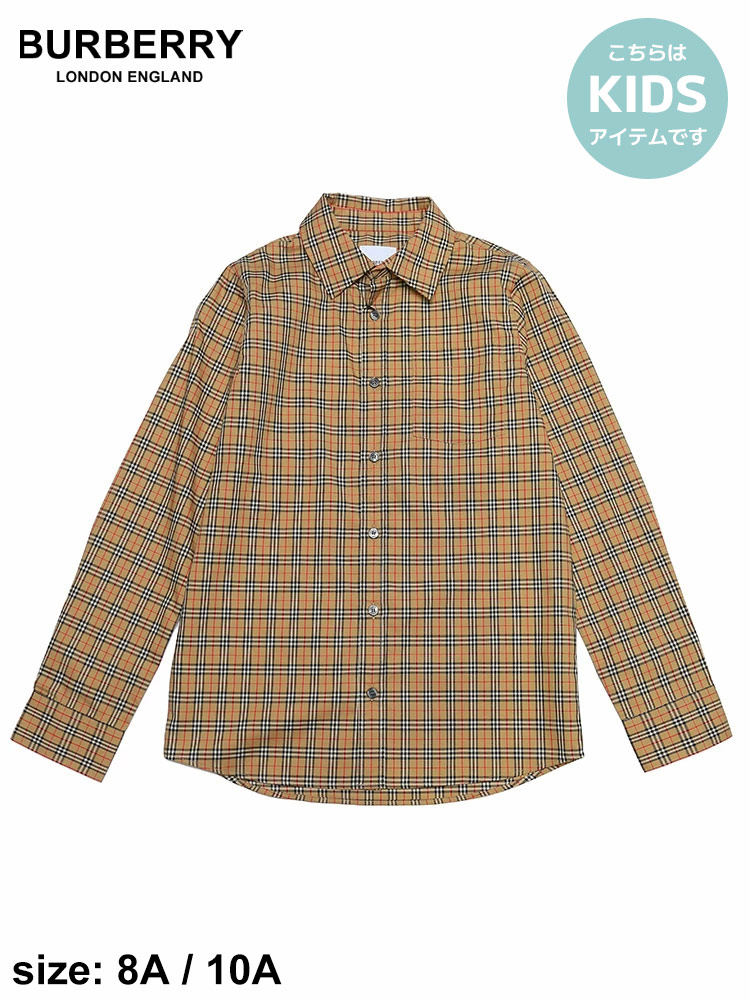 バーバリー キッズ シャツ BURBERRY ブランド 子供服 トップス