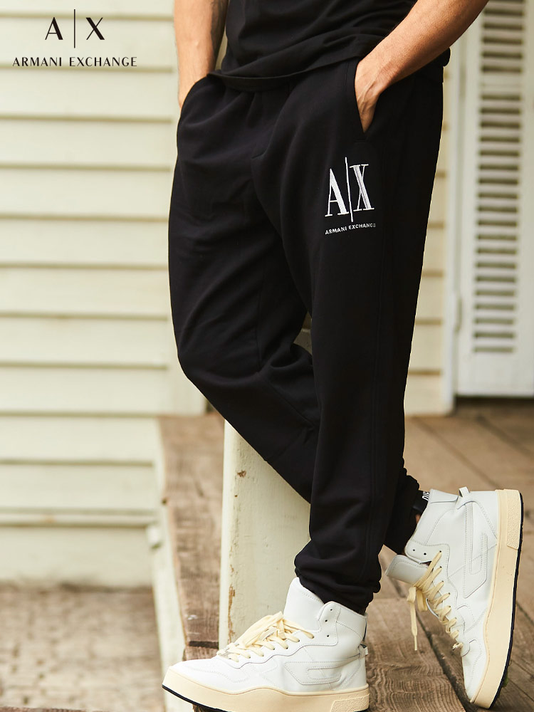 ARMANI EXCHANGE (アルマーニエクスチェンジ) 裏毛 ロゴ刺繍