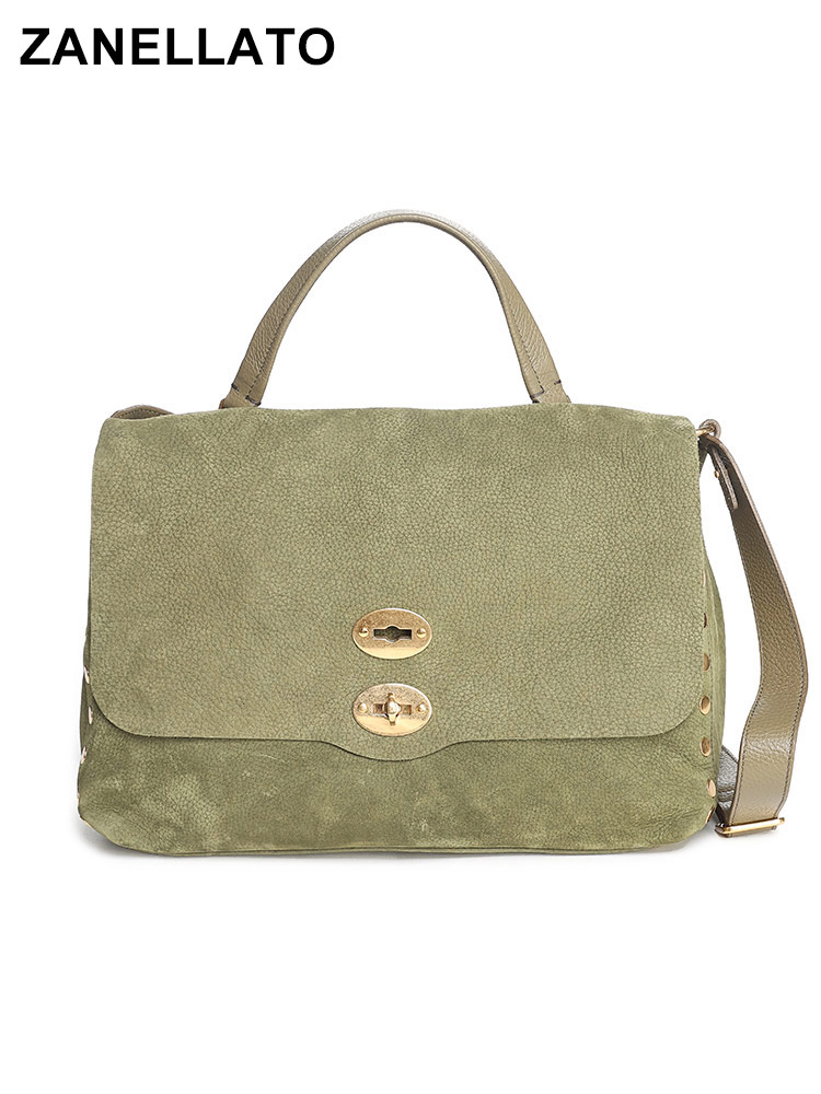 ZANELLATO (ザネラート) 2WAY スエード ショルダーバッグ POSTINA M