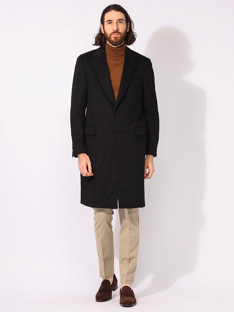 LARDINI (ラルディーニ) カシミヤ シングル コート LD23698C63625