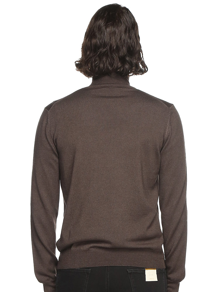 GRANSASSO (グランサッソ) ウール タートルネック 長袖 ニット