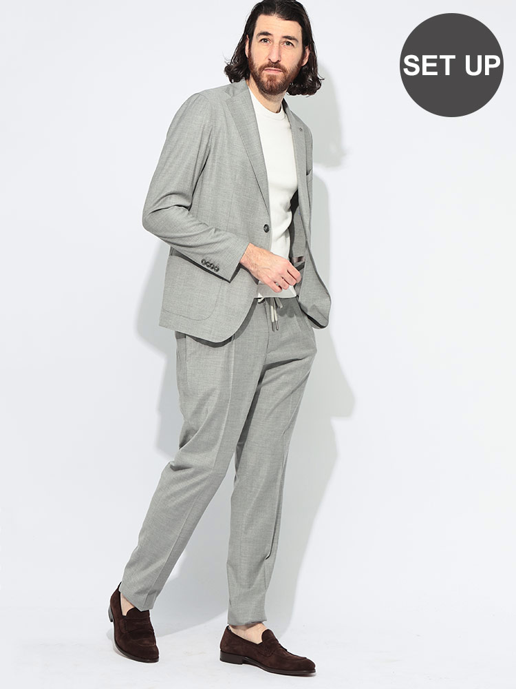 TAGLIATORE (タリアトーレ) ストレッチウール シングル ジャケット